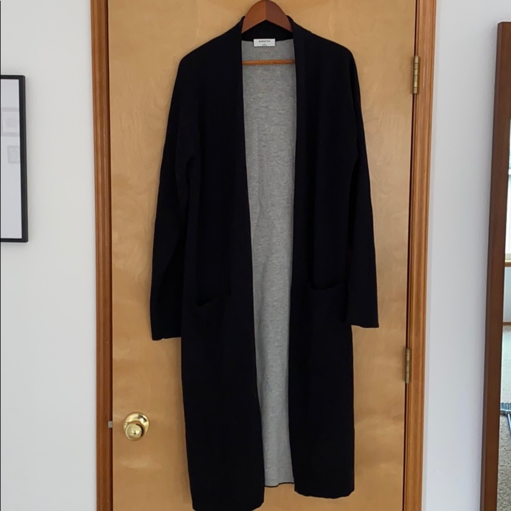 Babaton Long Open Front Cardigan